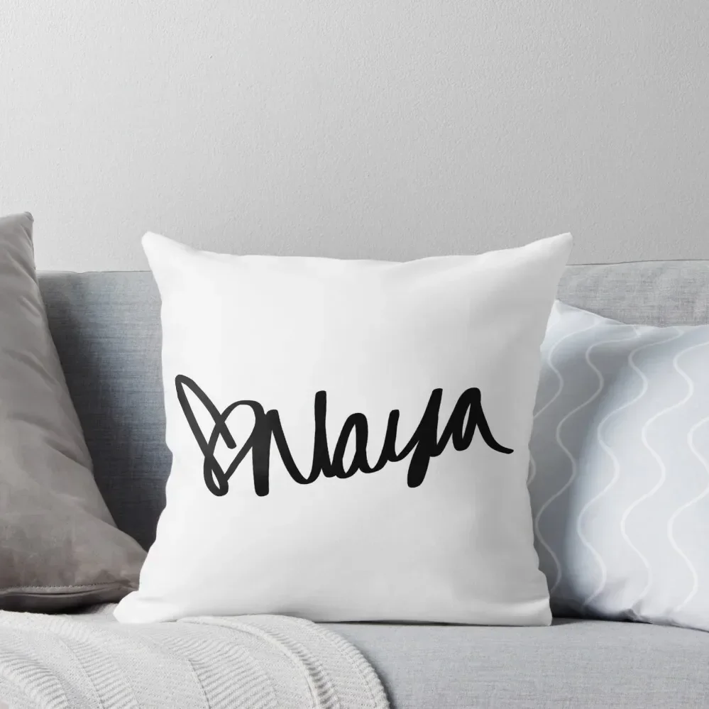 Naya Rivera autograph Throw Pillow Pillowcase Cushion Sofa Cushions pillow