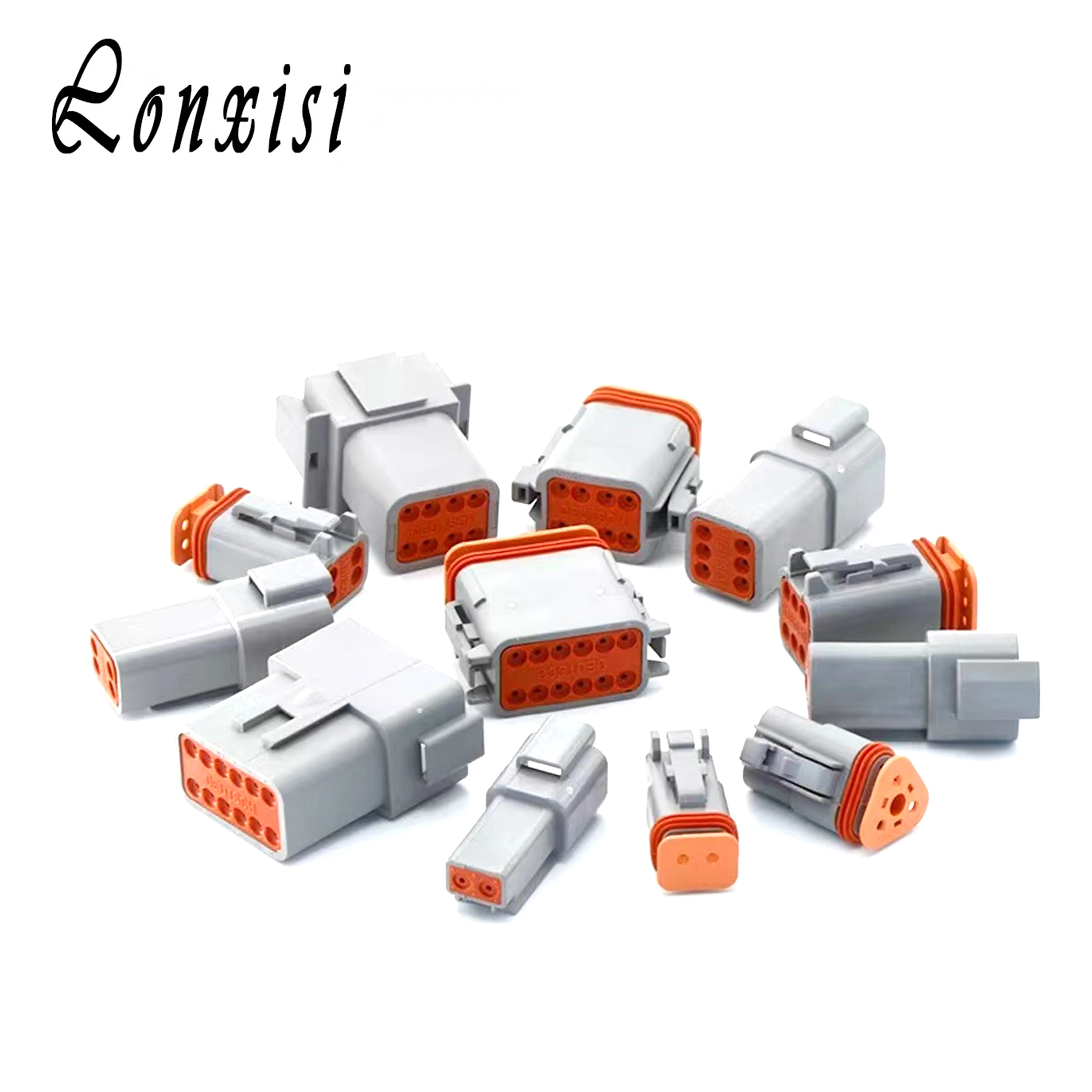

1 Set Deutsch DT Waterproof Connector DT06-2S DT04-2P DT06-3S DT04-3P DT06-4S DT04-4P DT06-6S DT04-6P DT06-8S For Car Motor