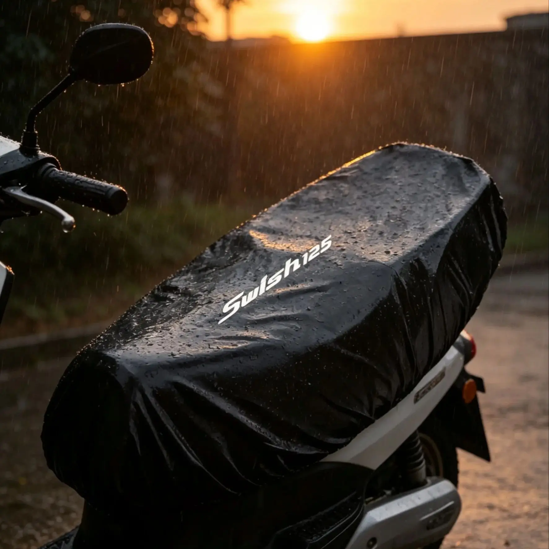 

Водонепроницаемый, устойчивый к ультрафиолетовому излучению и царапинам чехол на сиденье скутера – подходит для Suzuki Swish 125 / 2022 Swish / 2025 Swish 125