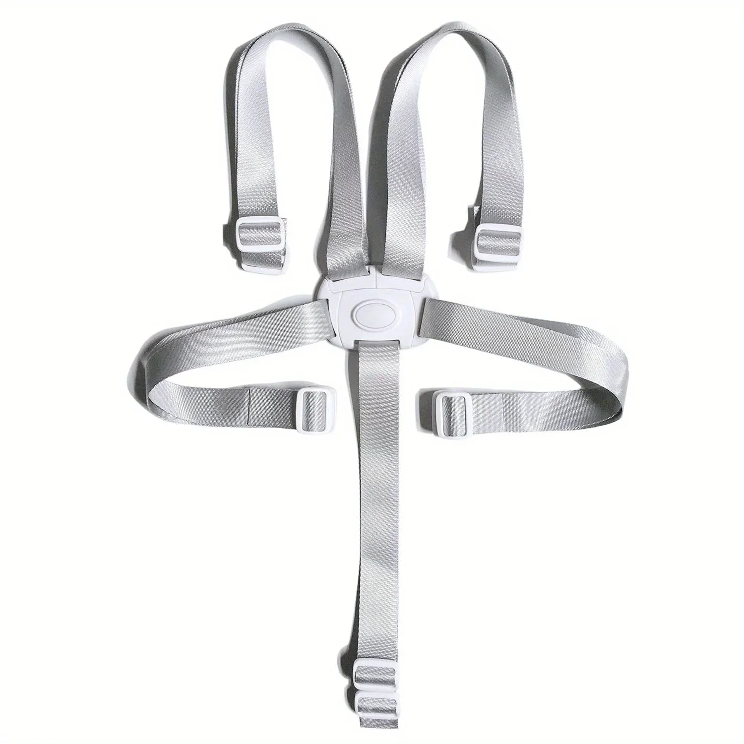 Adjustable Strap - Heavy-Duty Full Protection Seat Belt System for High Chairs, Secure Restraint with Soft Padding