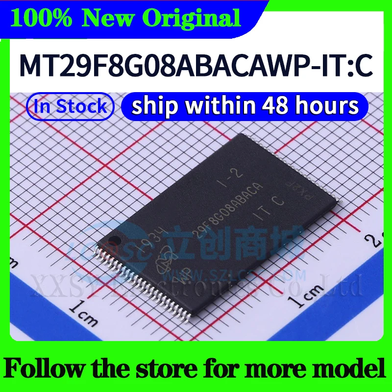

MT29F8G08ABACAWP-IT:C High quality New