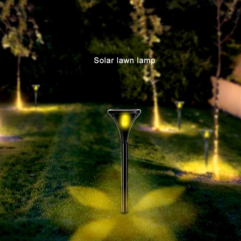 

Solar Lawn Lamp 4led All Sides Luminous Outdoor Lighting Garden Villa Courtyard Ground Lamp Waterproof Street Lamp