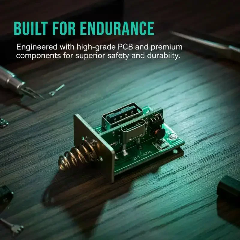 1Pcs 5 Modes PCB Circuit Board USB/TYPE-C Flashlight LED Drive Board DIY Accessories For 2X 18650 Or 26650 Battery