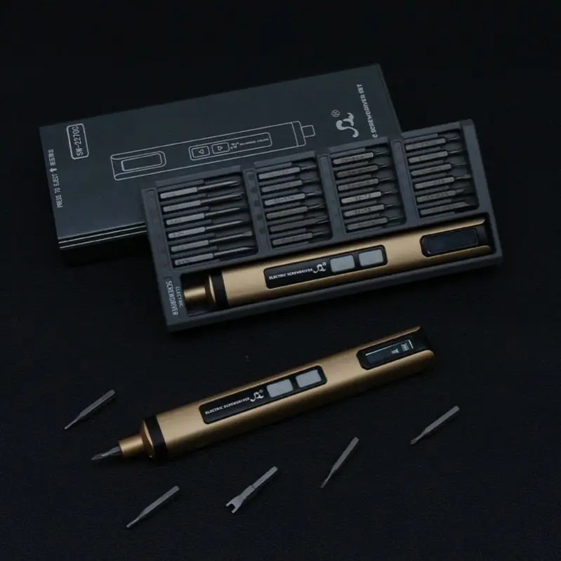 50 in 1 Rechargeable Electric Precision Screwdriver Kit Mini Repair Tool Set for Phone Laptop Camera Electronics
