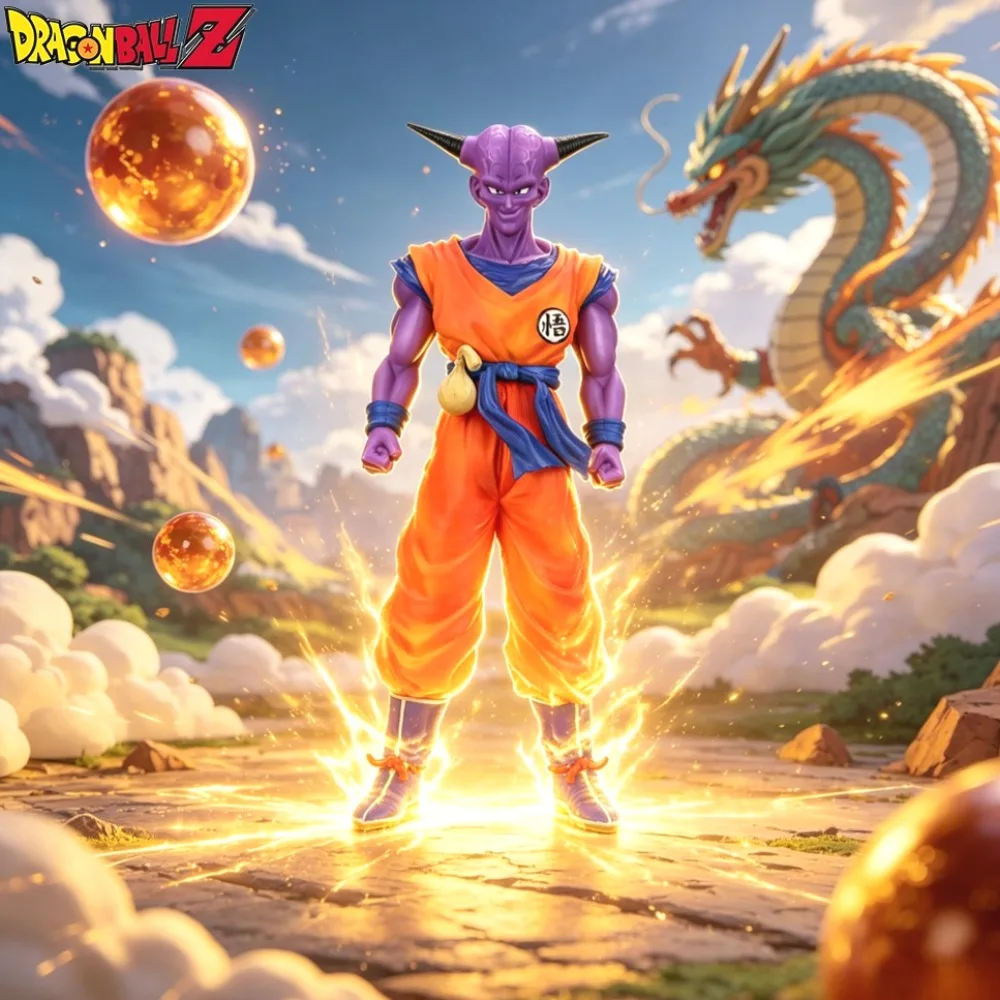 27,5cm/10,83 Zoll Anime-Figur Ginyu Goku Dragon Ball Z Actionfiguren PVC-Statue Ornament Sammlermodell Spielzeug Geschenke