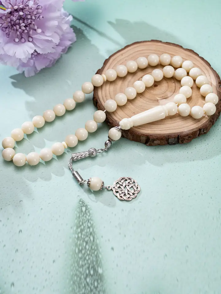 High-Quality Handmade Prayer Beads - 5 Classic Colors for Prayer & Meditation & Tasbih - 5