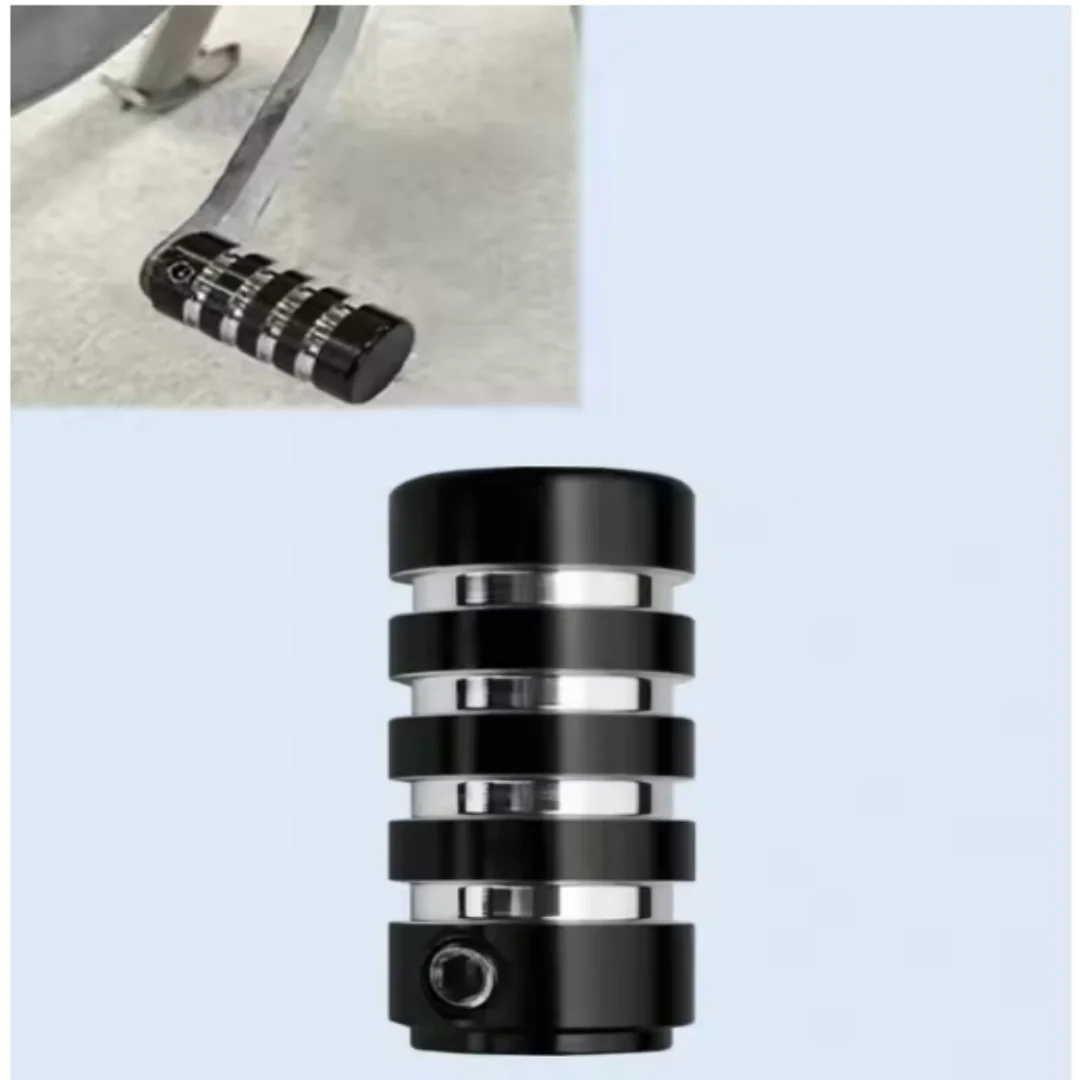 1pc Universal CNC Aluminum Motorcycle Gear Shift Lever Cover Foot Peg Pad Pedal Kick Start Protective Sleeve Accessories