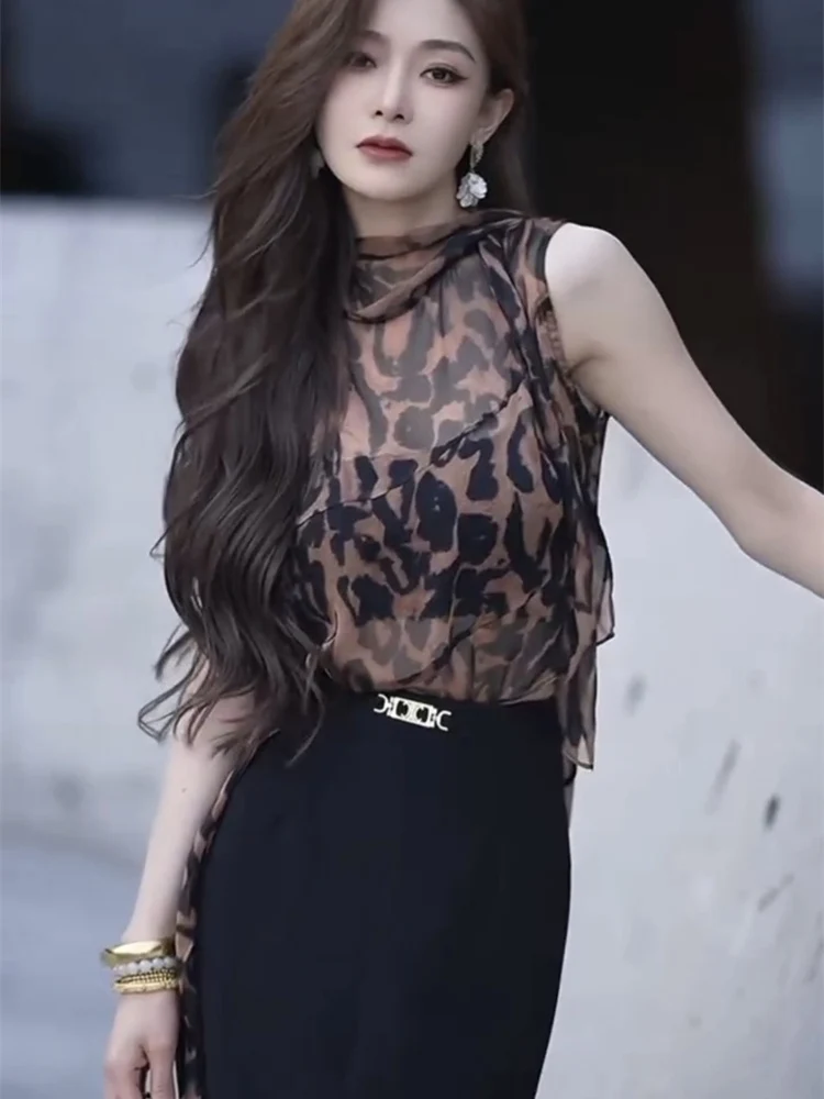 

Повседневная футболка Ele, новинка лета 2021, галстук-бабочка Seeugh Chop Sve, универсальная шикарная шифоновая футболка Sweet Sle No Sve