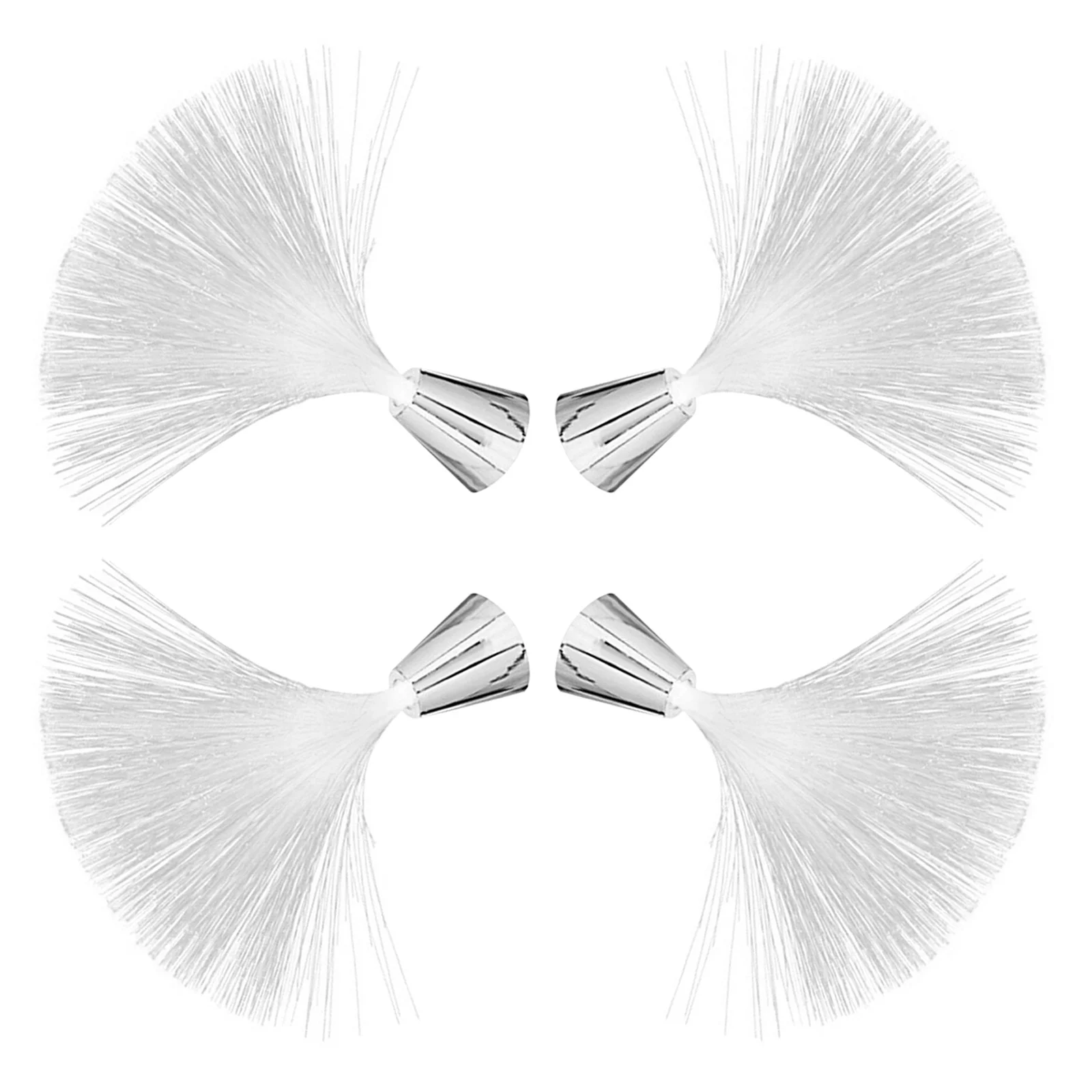 

4Pcs Fiber Optic Light LED Romantic Decorative Lamp Color Changing Effect for Bedroom Party Table Fiber Optic Light