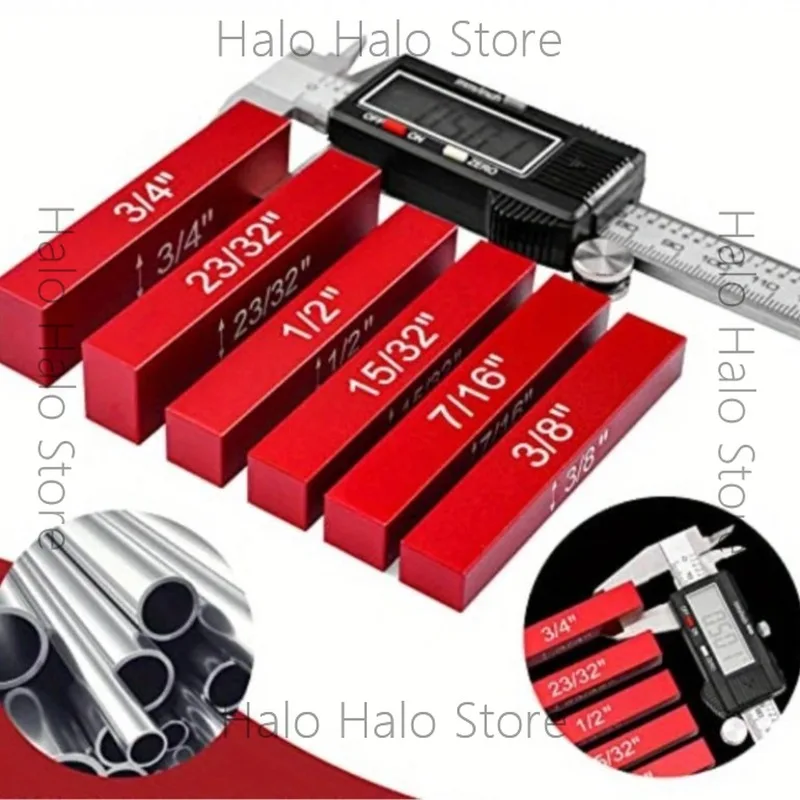 Aluminum alloy chainsaw height gauge, woodworking milling table saw gauge, multi-function gauge