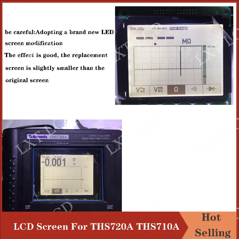 Compatible LCD Display Screen For Tektronix THS720A THS710A oscilloscope replacement screen
