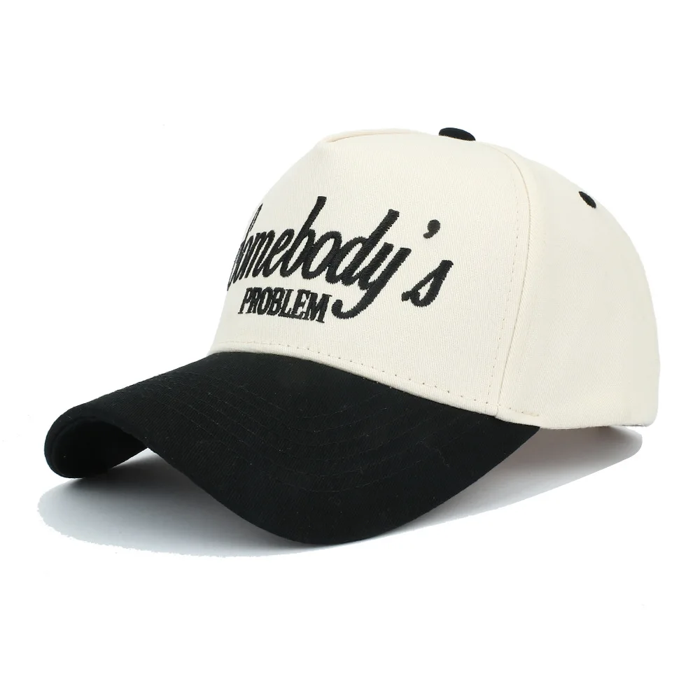 Somebody Truck Driver Hat Hombres y mujeres Gorra de béisbol bordada ajustable Color bloqueado Sombrero de pareja del día de San Valentín