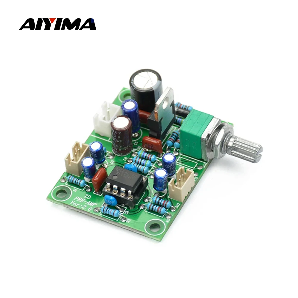 

AIYIMA NE5532 Preamp Preamplifier Volume Tone Control Board 10 Times Preamplifier Magnification For Home Audio Amplifier