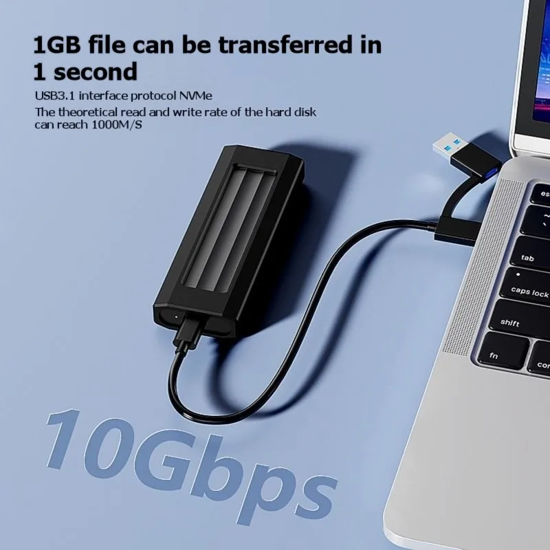 

Акция: Корпус для M.2 SSD (совместимый с NVMe/SATA) из алюминиевого сплава, интерфейс Type-C 3.2, поддержка двух протоколов, силиконовая прокладка.