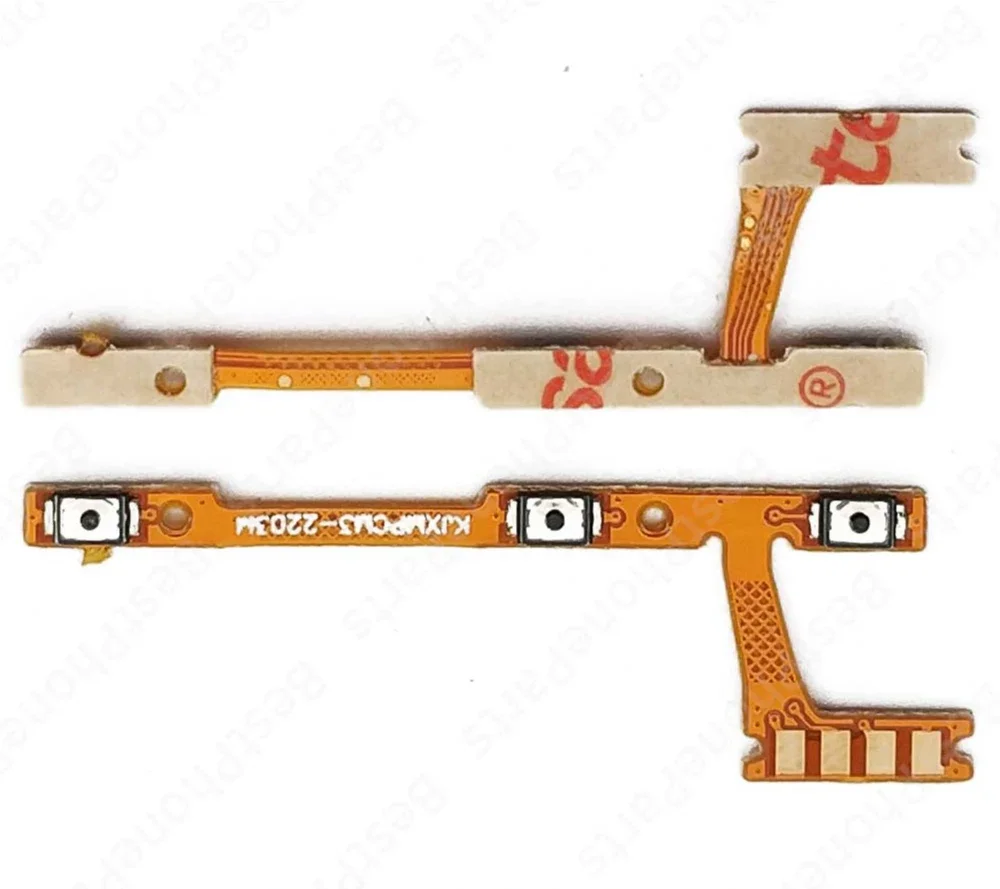 Power On Off Flex Cable For Xiaomi Poco F3 GT F4 M3 M4 X2 X3 X4 Pocophone F1 F2 Pro Volume Key Side Button Mute Switch Parts