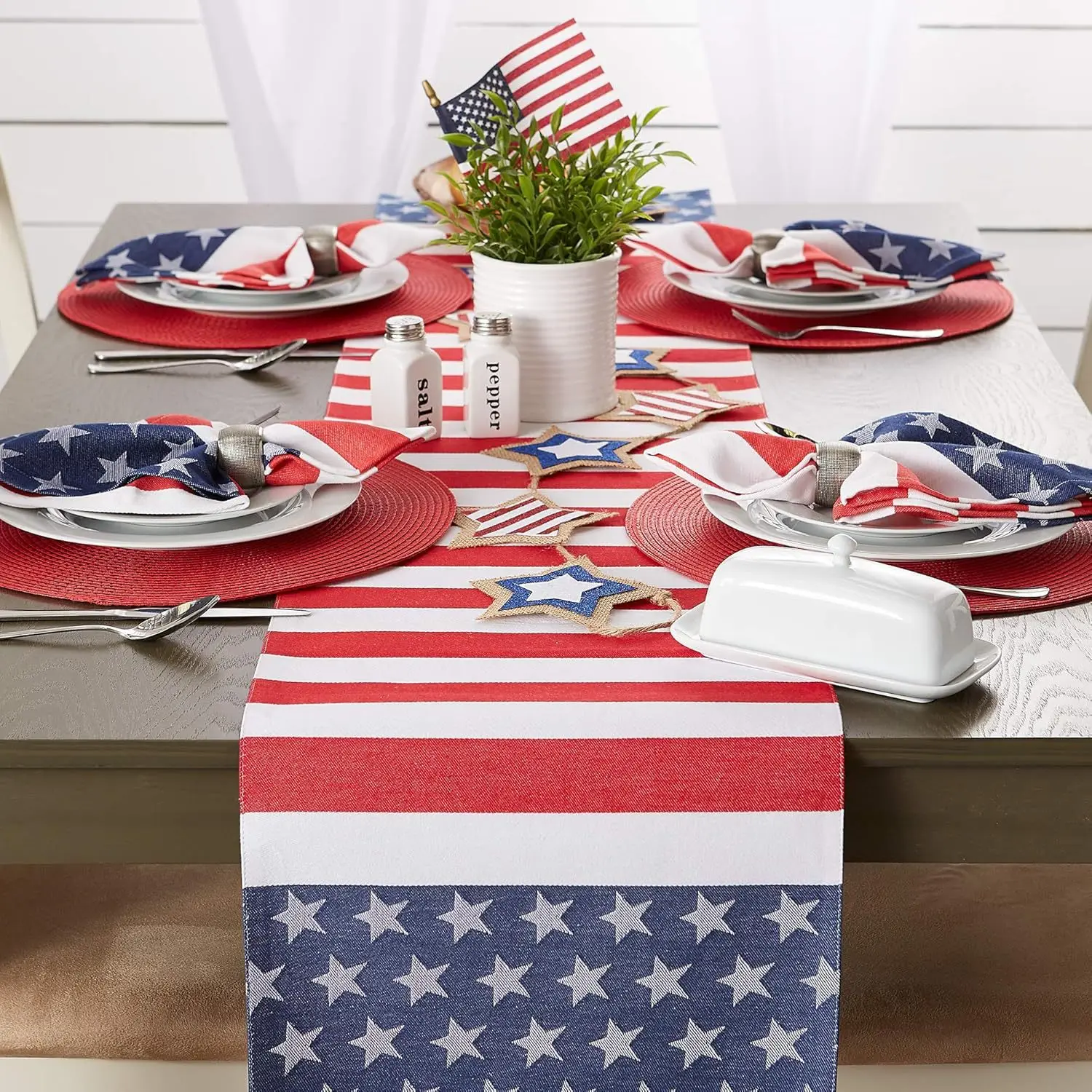 1/4/10 قطعة عيد الميلاد الأحمر تحديد الموقع 15 بوصة جولة مضفر هدية المفارش الجدول الحصير لطاولات المطبخ المنسوجة عدم الانزلاق مكان الحصير #4