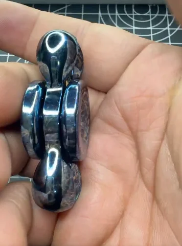 Used EDC YH Galaxy Home Ripple Wave Storm Titanium Material EDC Stress Relief Toy