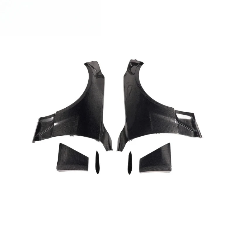 Multifunctional 3K Twill Carbon Fiber Black Wind Front Side Fenders Fit CT5 Vehicle Body Car Accessories