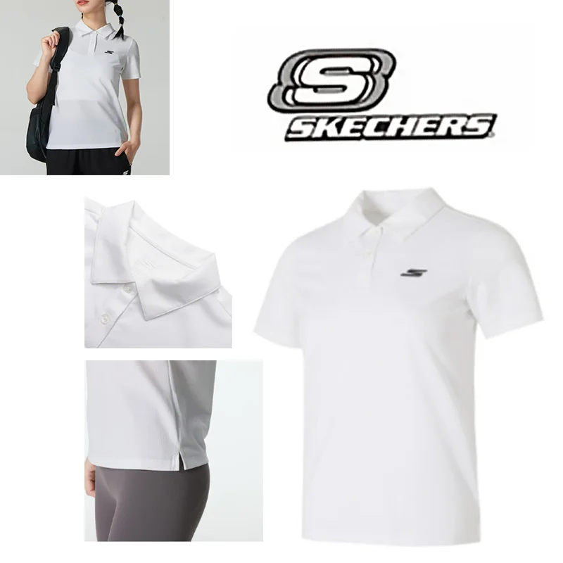 Skechers Women Polo Shirt Short Sleeve Polo P224W161-000Q