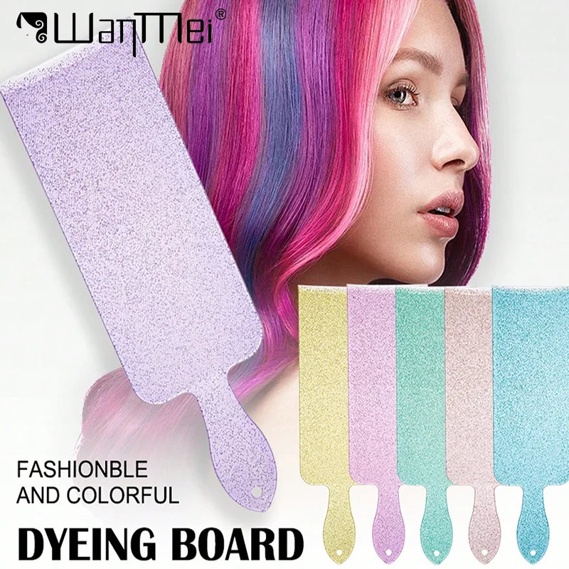 1pcs Hair Salon Coloring Board Barber Hairdresser Dying Board Balayage Starry Sky Colorful Highlighting Board Tools