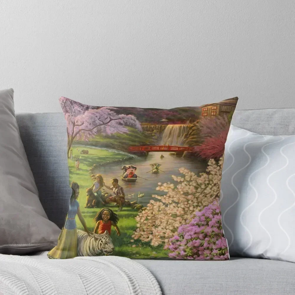 

International Brotherhood in Paradise Throw Pillow Cushions Cover sleeping pillows christmas decorations for home 2025 pillow