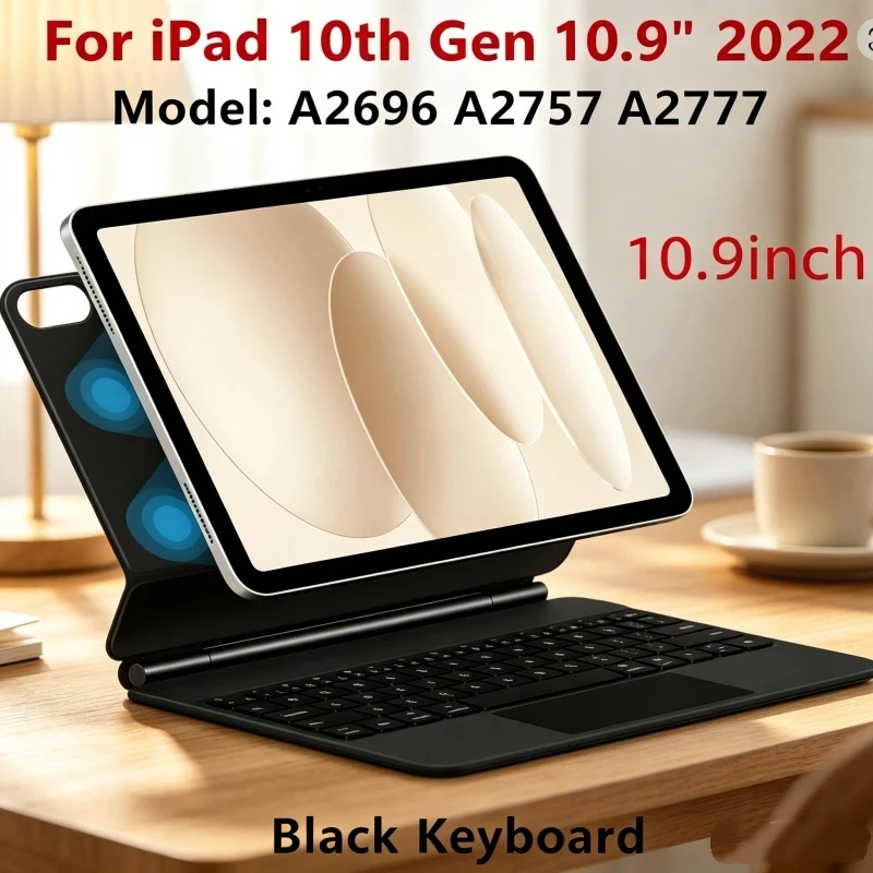 Slim Aluminum Keyboard with Trackpad for iPad 10th Gen 10.9