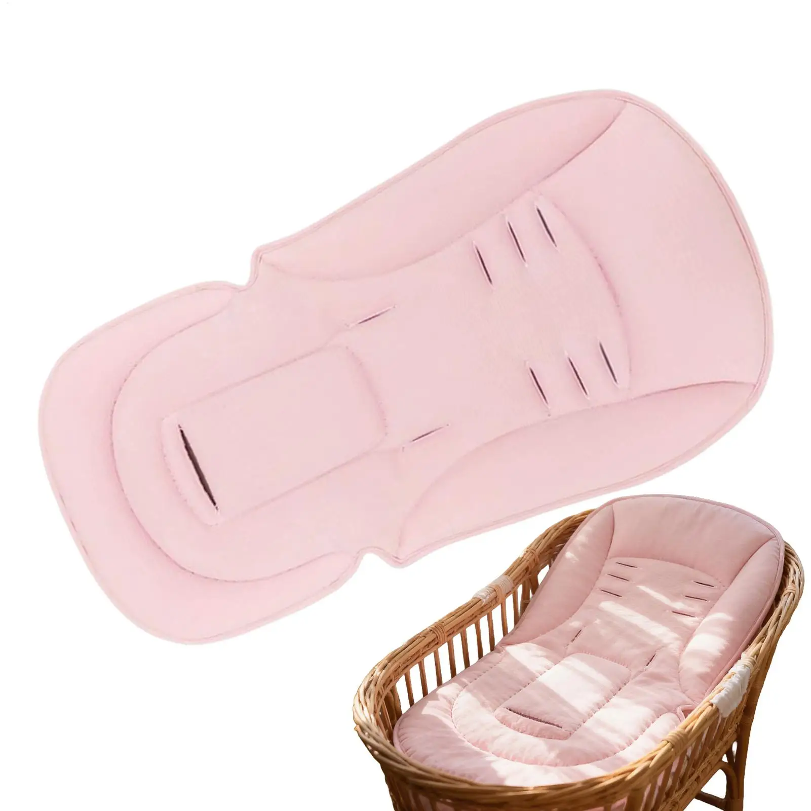 

Подушка сиденья коляски с регулировкой высоты, дышащая подушка для качелей, вкладыши для детского автокресла для ежедневных прогулок, парков покупок, посетителей, путешествий