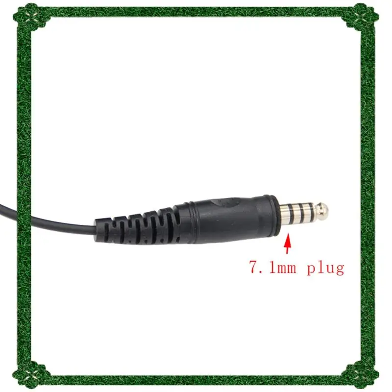 

24-Hour Delivery U174 Cable Extend For U94 PCI PTT Adapter TAC-SKY Headset Walkie Talkie 7.1Mm Plug For U94 PCI PTT Adapter