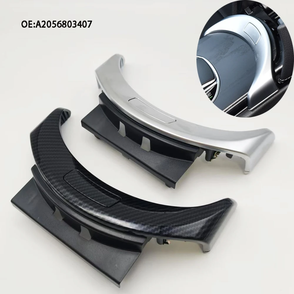 A2056803407 Mittelkonsolen-Armlehnen-Entriegelungsknopf-Abdeckung für Mercedes C-Klasse W205 S205 C205 GLC X253 C253 2014-2021 Reparatur – Detail 1