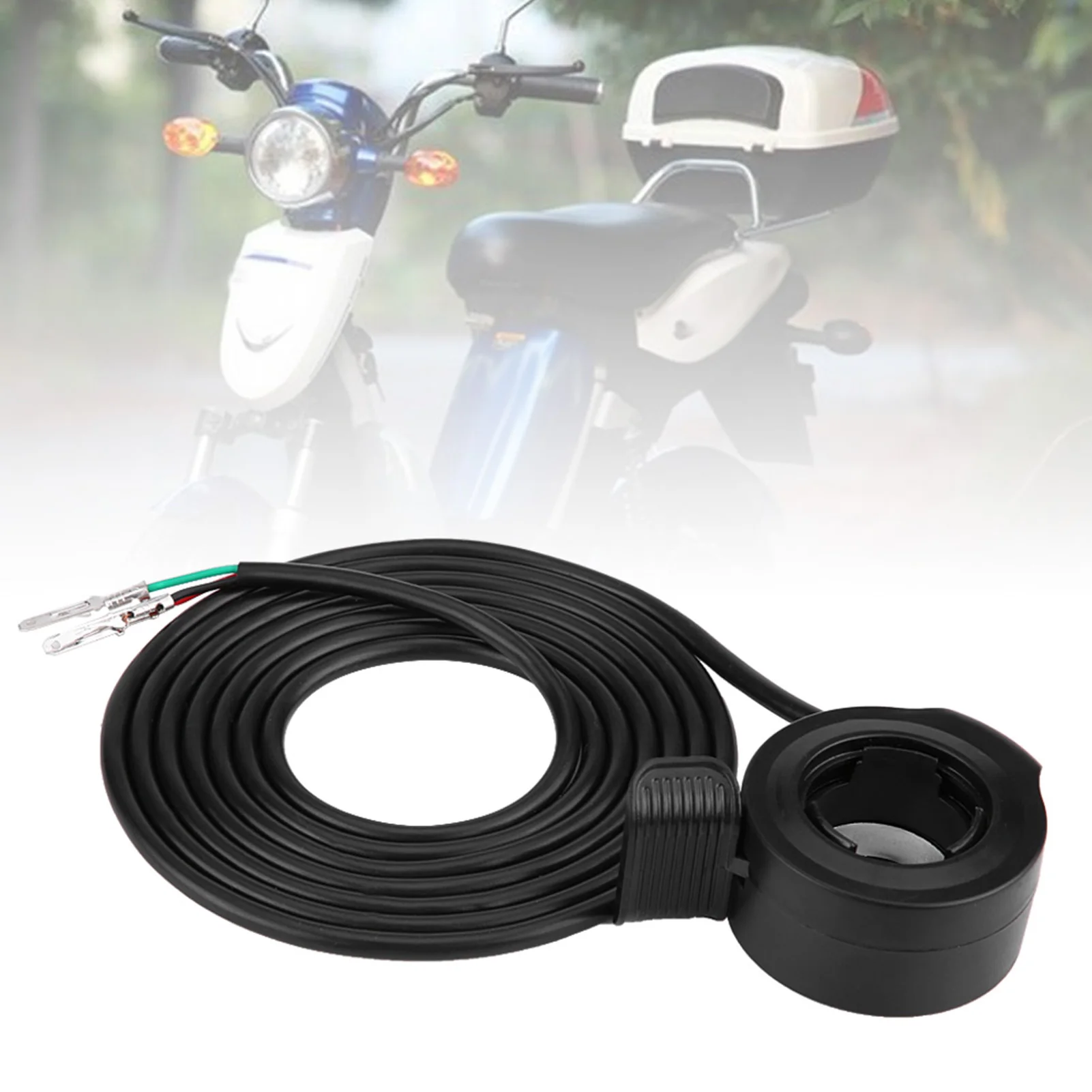 Universal Thumb Throttle Speed Control Assembly 22mm 7/8inch for E bike Electric Bike Scooters For 22mm diameter handlebar