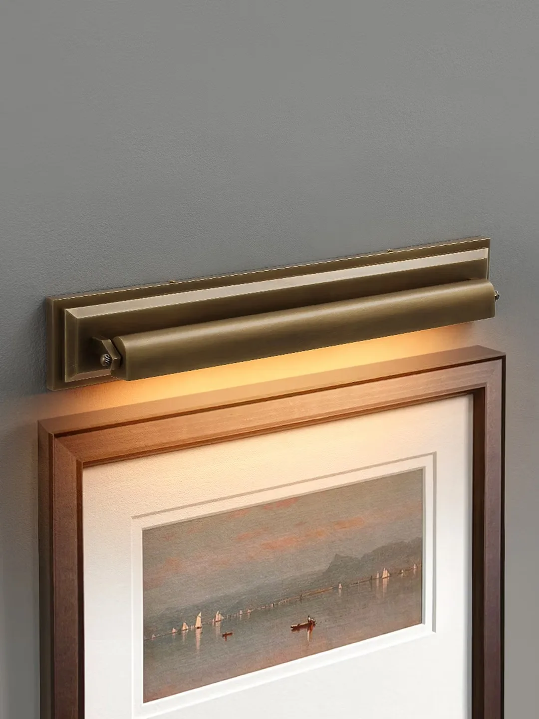Vintage nostalgic photo wall lamp hotel gallery shop entrance sign lamp living room strip wall lamp mirror headlamp