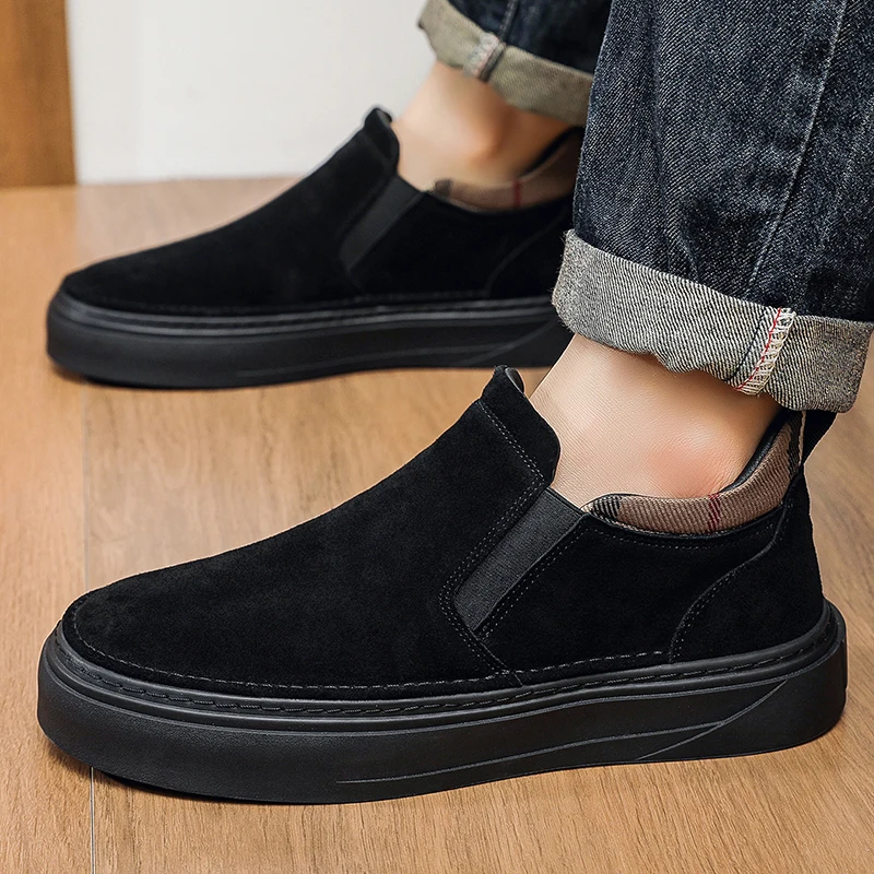 

Новинка 2026, повседневная спортивная модная верхняя одежда на толстой подошве, туфли на одной ноге с низким вырезом и плюшевые повседневные хлопковые туфли