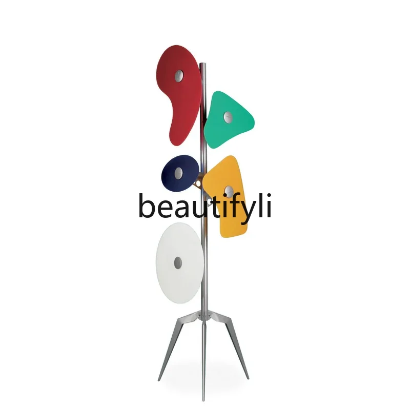 E182 Modern minimalist creative design sense creative decoration color living room floor lamp model room