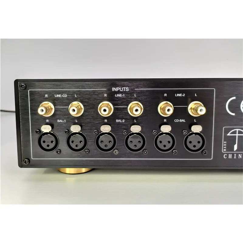 YU-07 MUSMYS C-2860 Preamplificador totalmente equilibrado Clase A pura Preamplificador SNR 110dB Grupo 3 RCA XLR Entrada 220V/Personalizado 110V