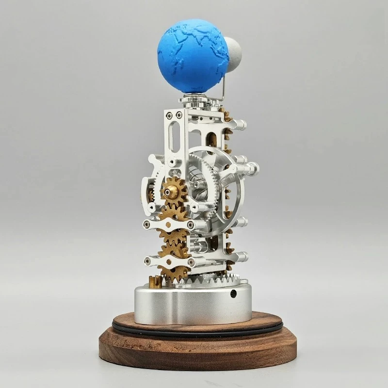 Metal Tourbillon Precision Mechanical Model Dynamic Art Crafts