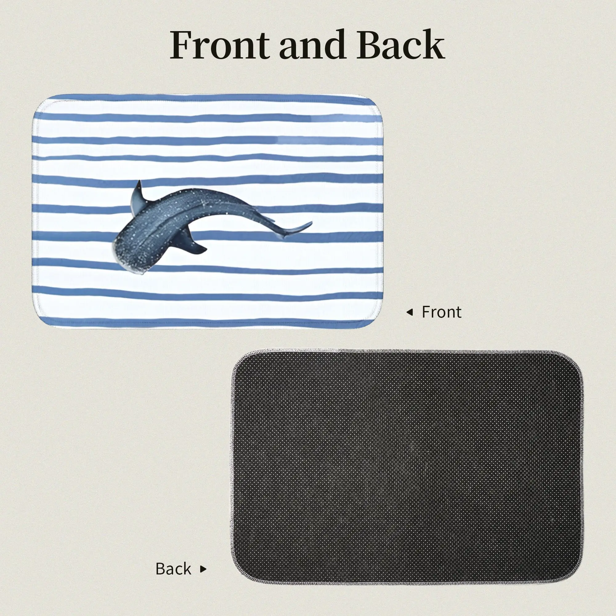 3D Illusion Fish Shark Floor Door Kitchen Bathroom Mats Anti-Slip Indoor  Doormat Garden Living Room Entrance Rug Carpet Footpad
