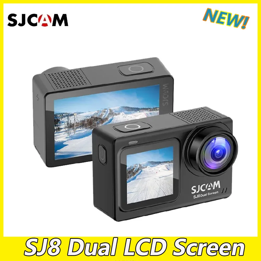 SJCAM SJ8 Dual LCD Screen Helmet Action Camera 4K 30FPS WiFi Remote 2.33' Touch Screen+1.3' Front Screen