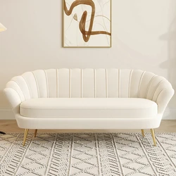 Śliczna w chmurze podwójna Sofa Nordic Stretch relaks europejska nowoczesna podłoga Sofa biała designerska puebles Para Dormitorio dom umeblowanie