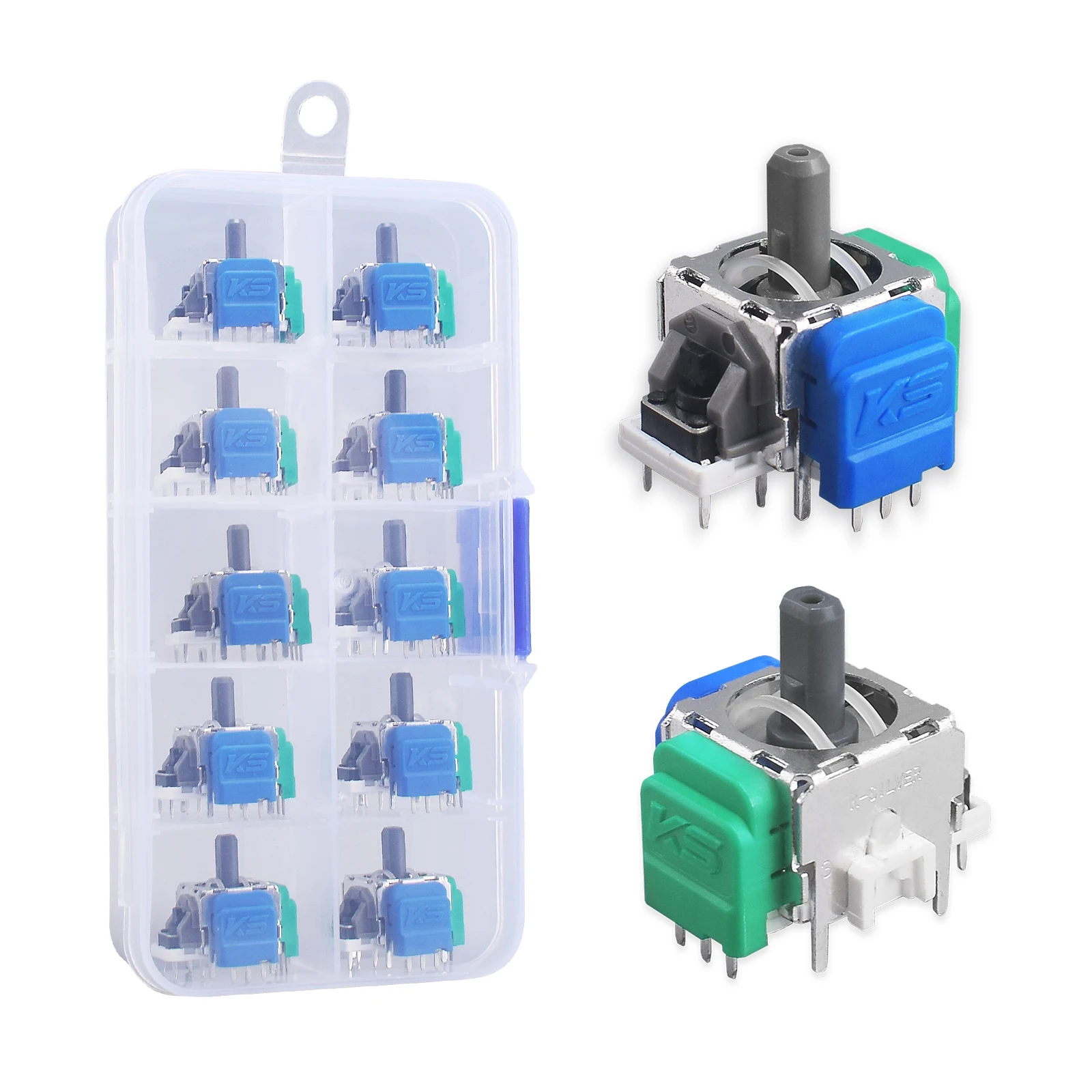 10 Stück Tmr elektromagnetischer Joystick Ersatz für Ps5 Gamepad 3D Analog Stick Sensor Modul für Ps4 Xbox One & Elite Controller