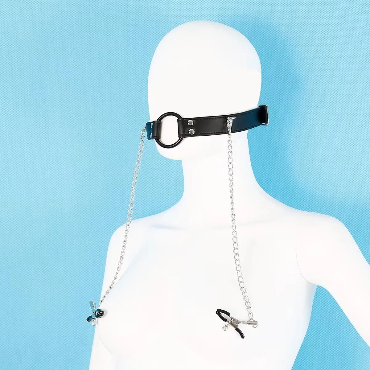 Erotic adult nipple clip nipple genital chain Adjustable clamps sex toy Fetish SM bondage Jewellery women adult breast fed clamp