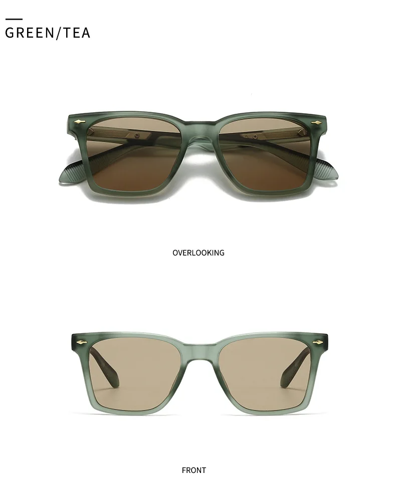 2025 quadratische Sonnenbrille Frauen Trendy Vintage Sonnenbrille Männer Luxus Mode Gläser Dropshipping Gafas De Sol Hombre Sonnenbrille – Detail 13