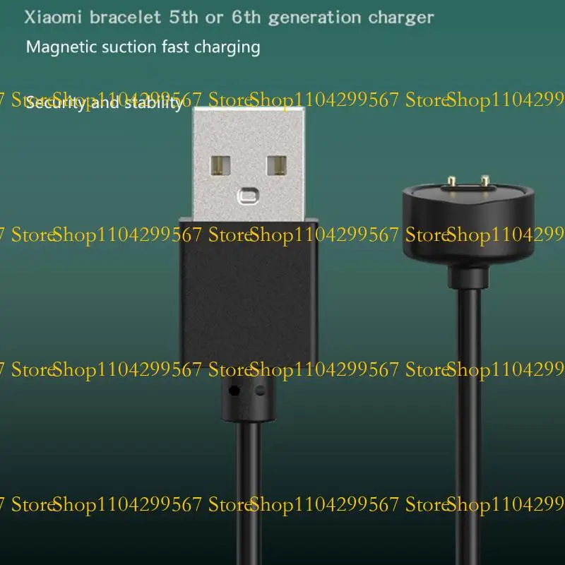 

CS1W 55cm Cable for MiBand 5 6 7 Charging Adapter USB Wire