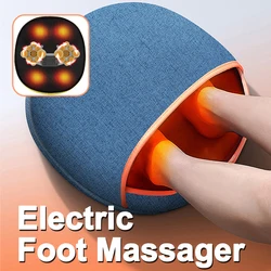 Electric Foot Massager Shiatsu Kneading Deep Tissue Relax Heated Roller Calf Pain Relief Fatigue Muscles Vibrator Machine Health