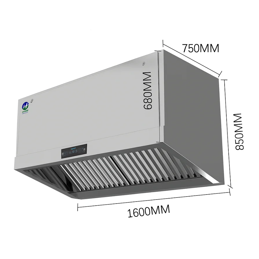 Commercial Kitchen Range Hood - Stainless Steel Smart Range Hood in