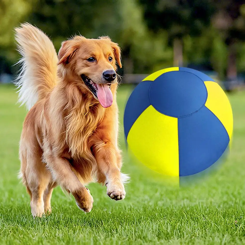 

18 Inches Herding Ball, Inflatable Big Ball,Outdoor Agility Training Durably Physical Activity Pet Self Play Toy for Horses Dogs
