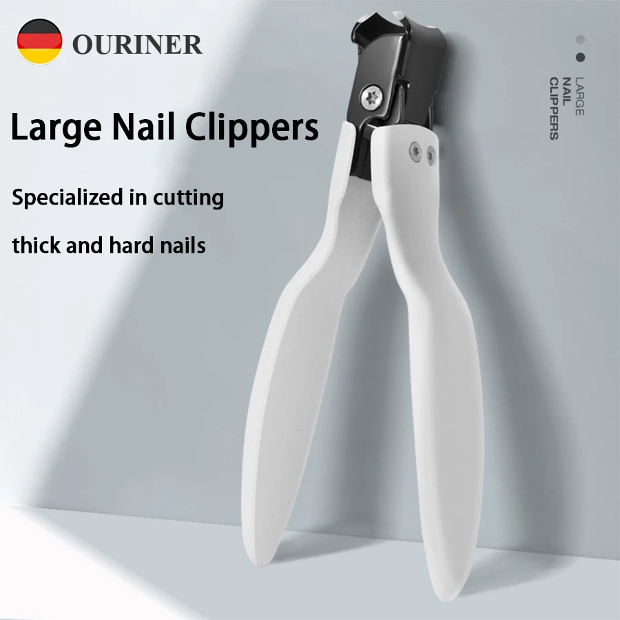 

Stainless Steel Large Opening Nail Clippers Nail Scissors, Suitable For Onychomycosis Ingrown Nails, Thick And Hard Fingernails