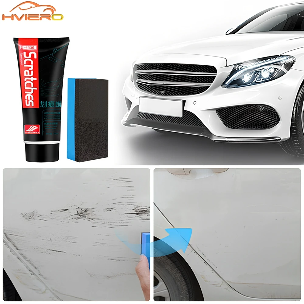 

100ml Car Scratche Restoration Repair Paint Care Polishing Wax Refurbish Cream Remover Cleaning Maintenance Tool Auto Accessorie