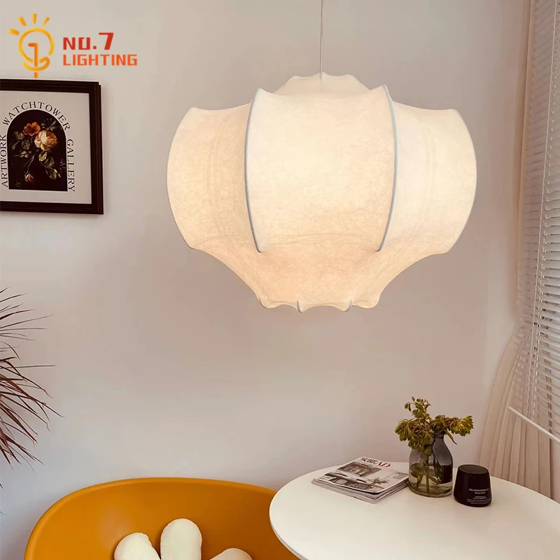 

Italian Design Vintage Silk Pendant Lights E27 LED Indoor Lighting Store Restaurant Living/Dining Room Bedroom Study Tea Hosue