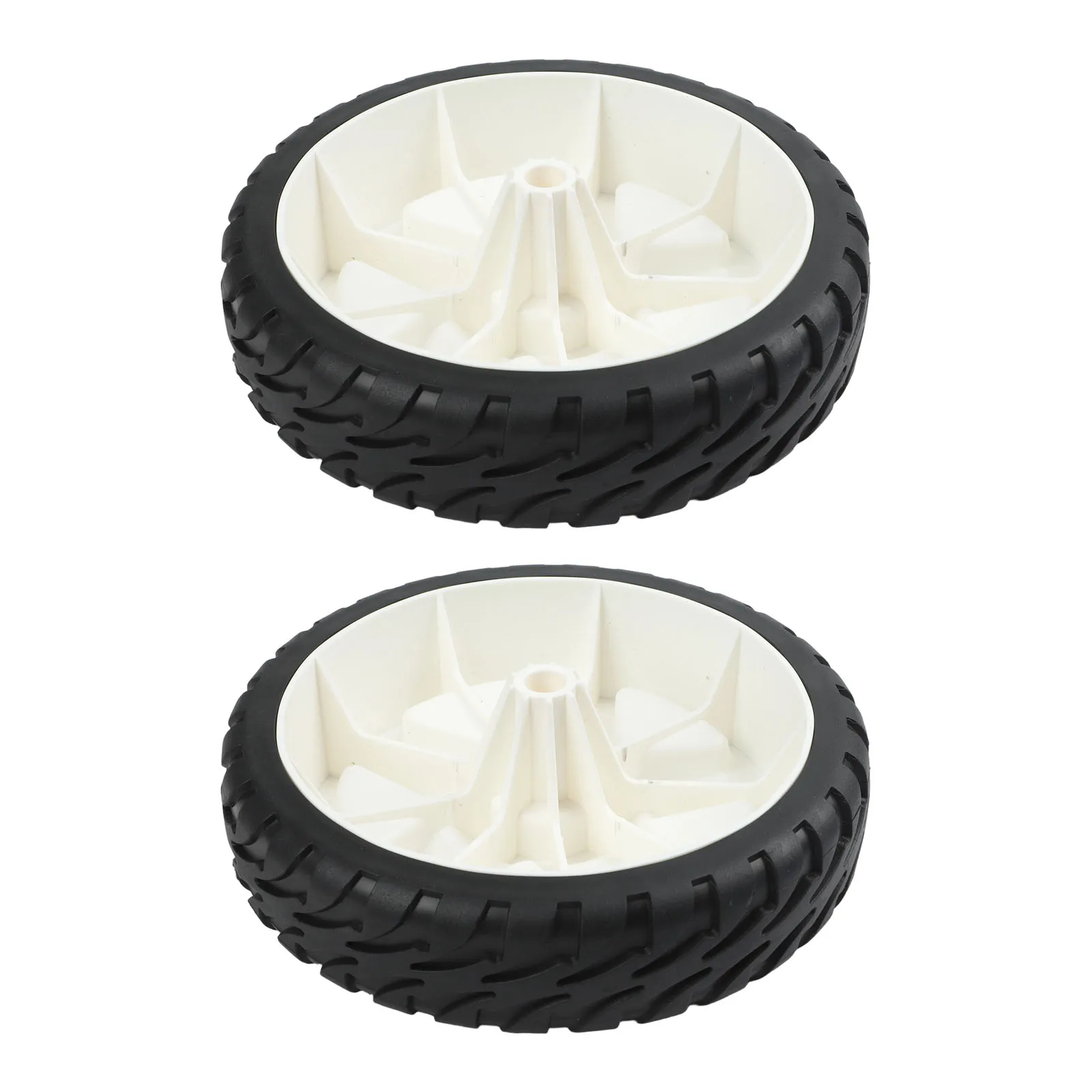 Lawn Mowing Front Wheel Assembly Replacement Wheels High Traction Mower Wheels Power Tool Part Perfect Fit For Various Models