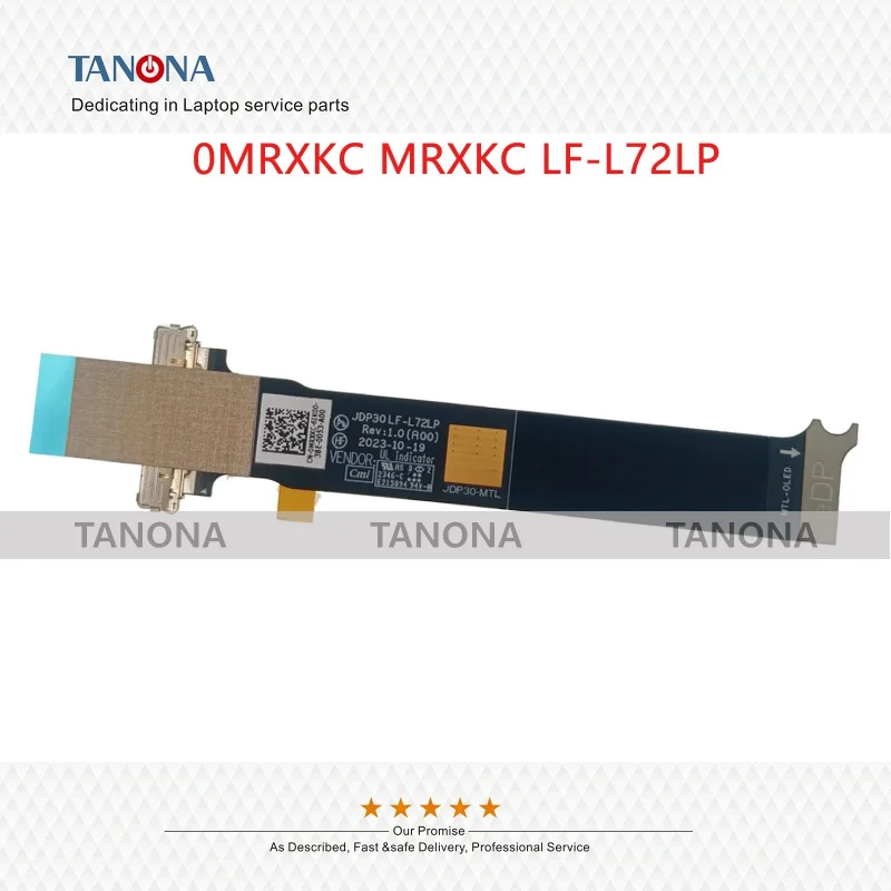 New 0MRXKC MRXKC For Dell XPS 13 9340 JDP30 LCD EDP FPC Cable Wire Line Connect